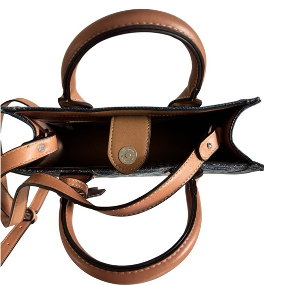 True Religion Women's Quilted Tote Bag - Travel Shoulder Handbag with Crossbody - Picture 2 of 9